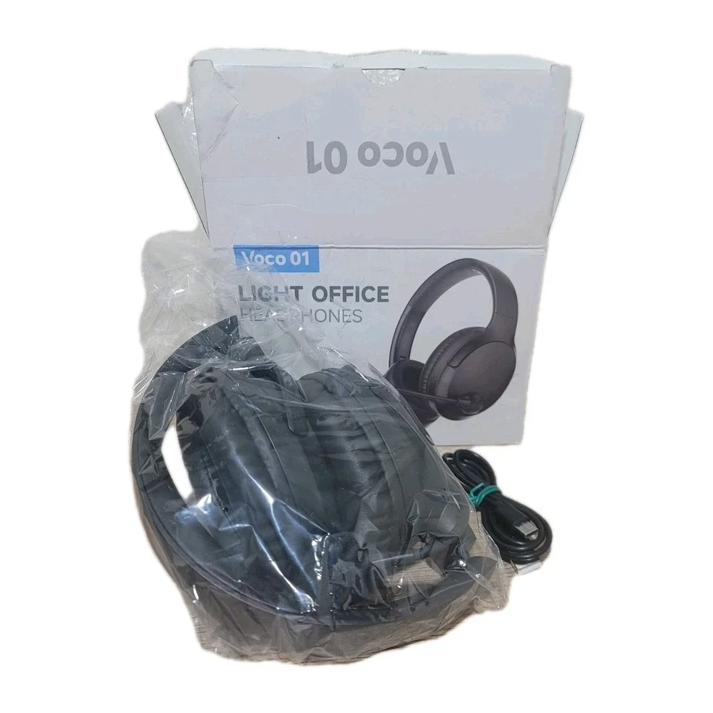Voco 01 Light Office Headphones Wireless Foldable Bluetooth BT9945 Black